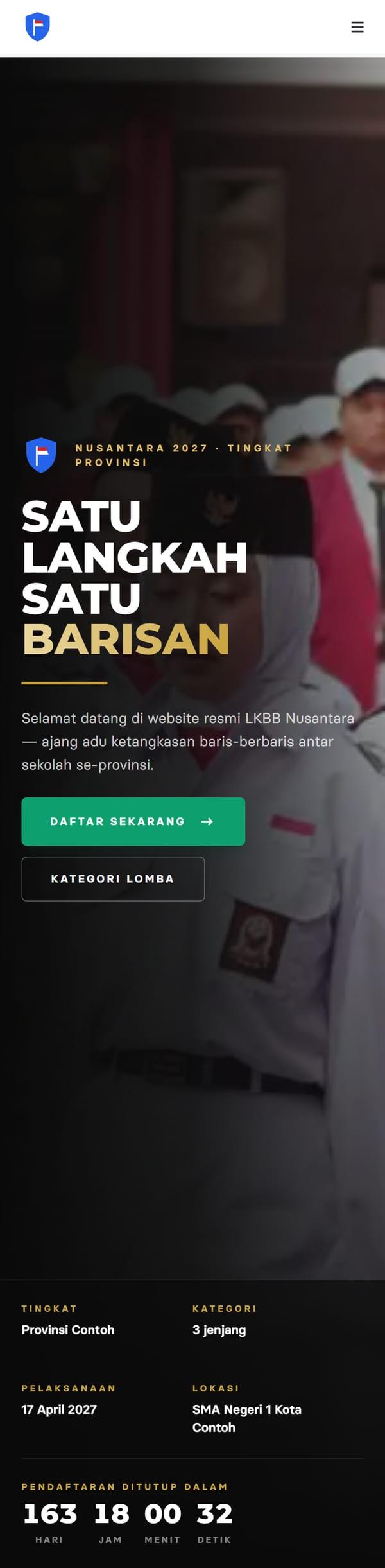 Tampilan PaskiHub di HP