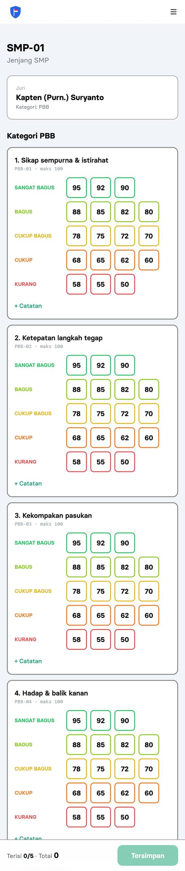 Tampilan PaskiHub di HP